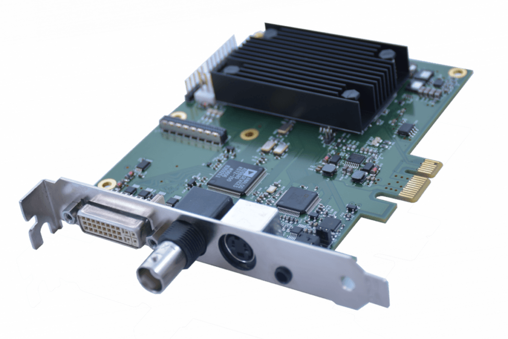 Enciris LT-102 PCIe video capture card with H.264 hardware encoder supporting SD to Full HD inputs