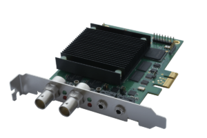 Enciris LT-122 dual channel SDI PCIe video capture card with dual H.264 encoders for broadcast and embedded applications